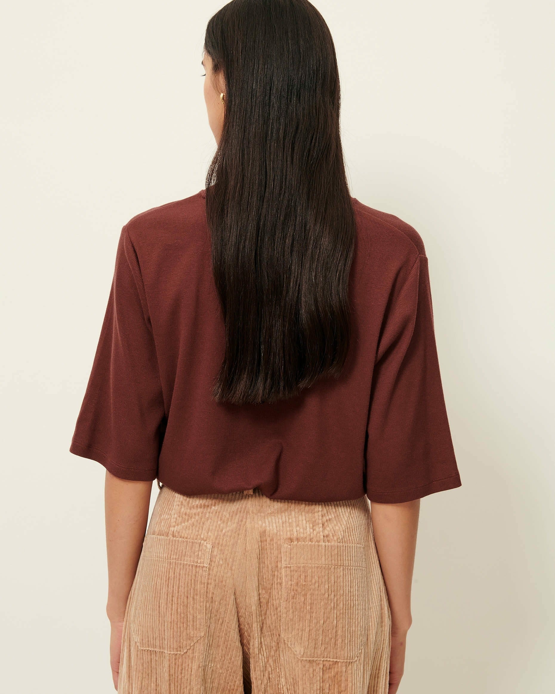 SERGE CO Burgundy - T-shirt