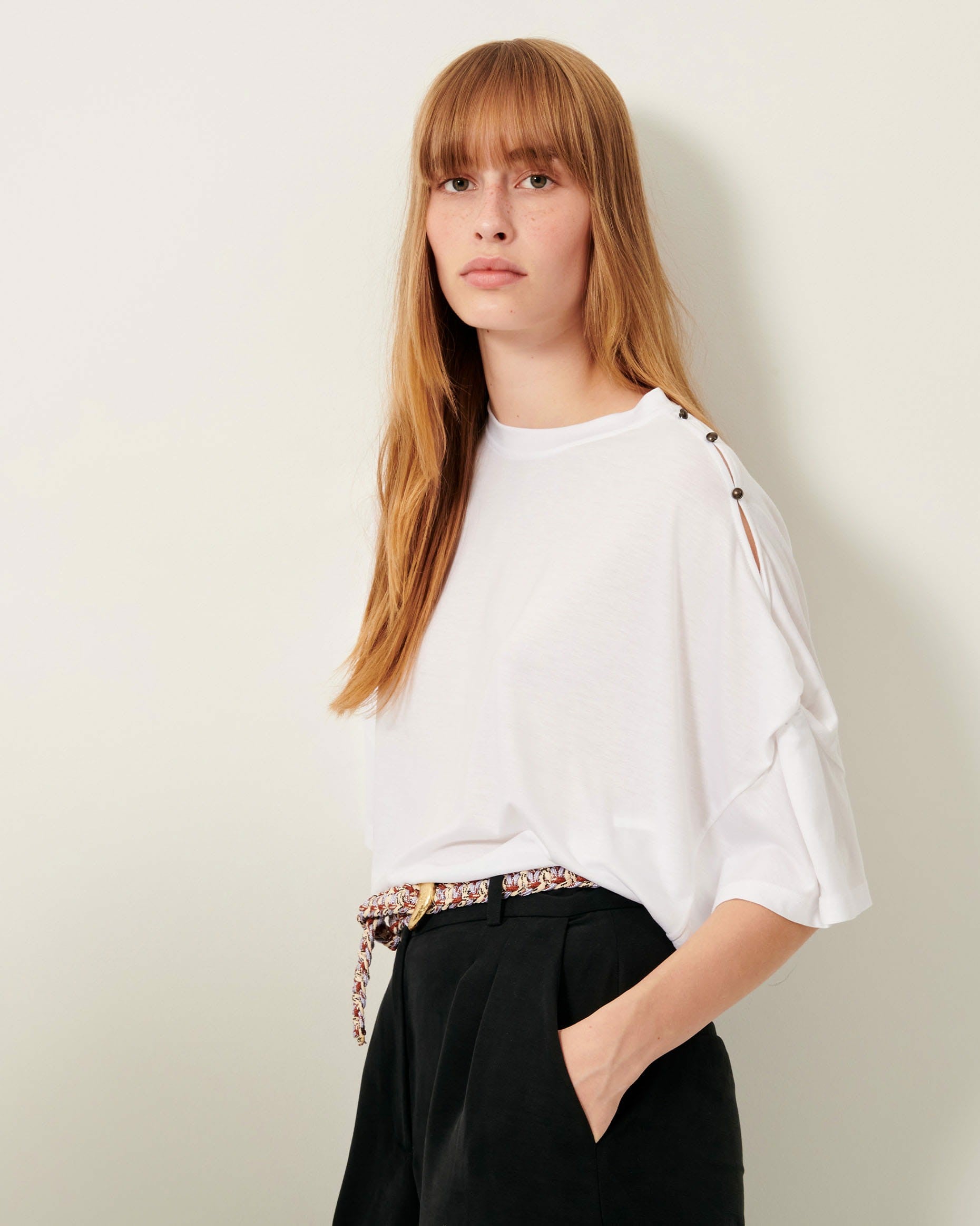 SUMMER NIGHT Optical White - T-shirt