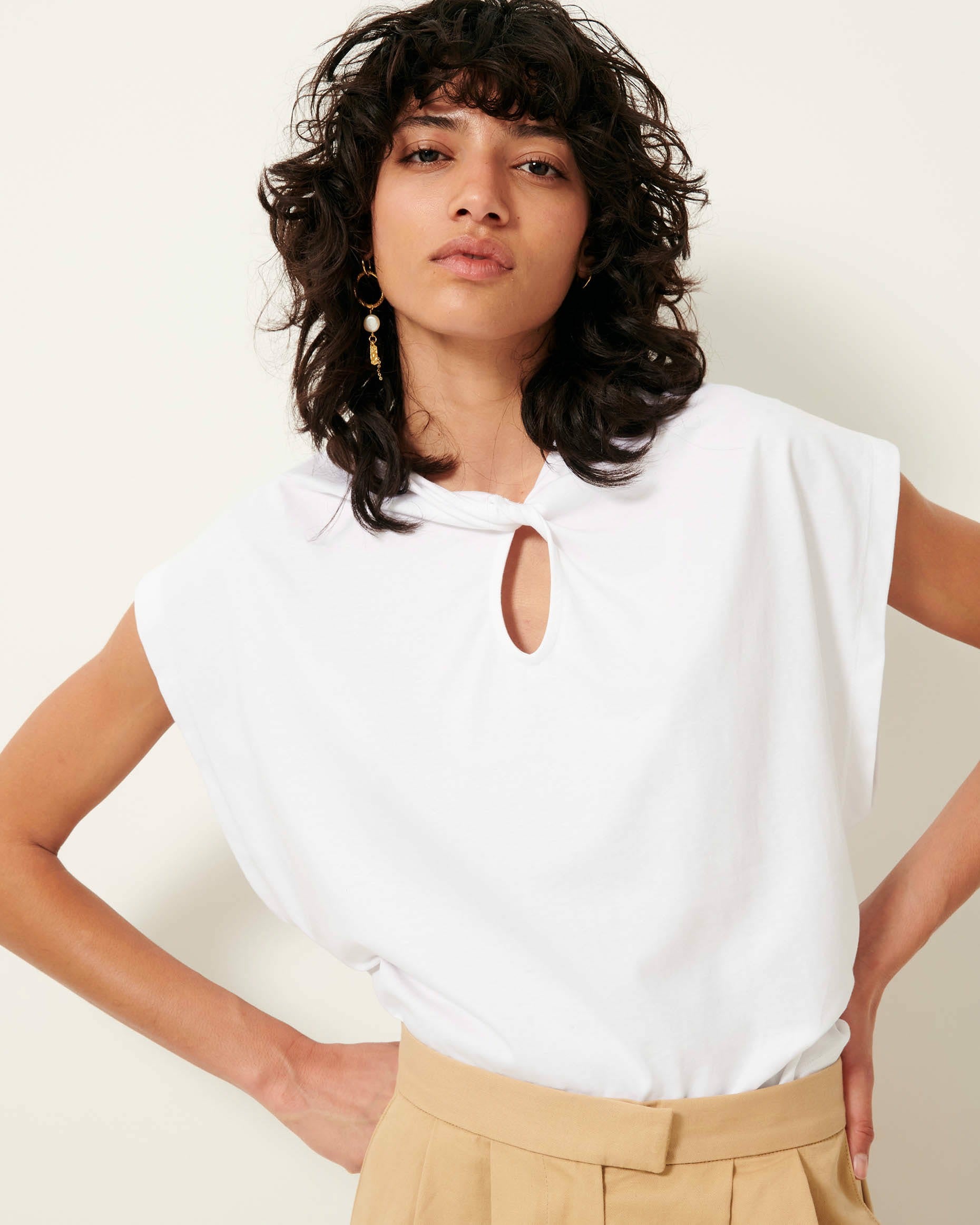 TWIST & SHOUT Optical White - T-shirt