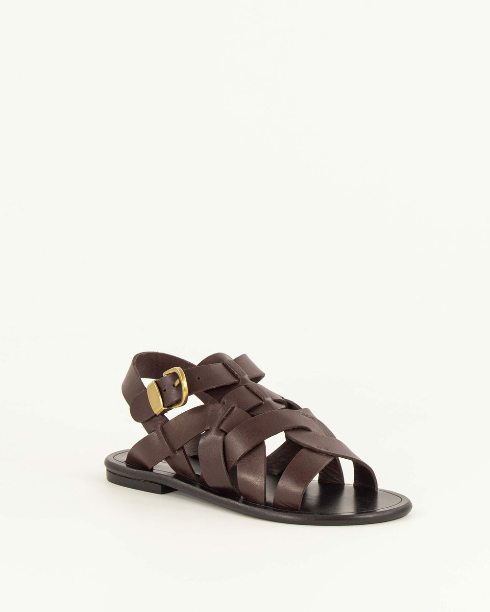 ALVOR Dark Brown Leather - Sandals
