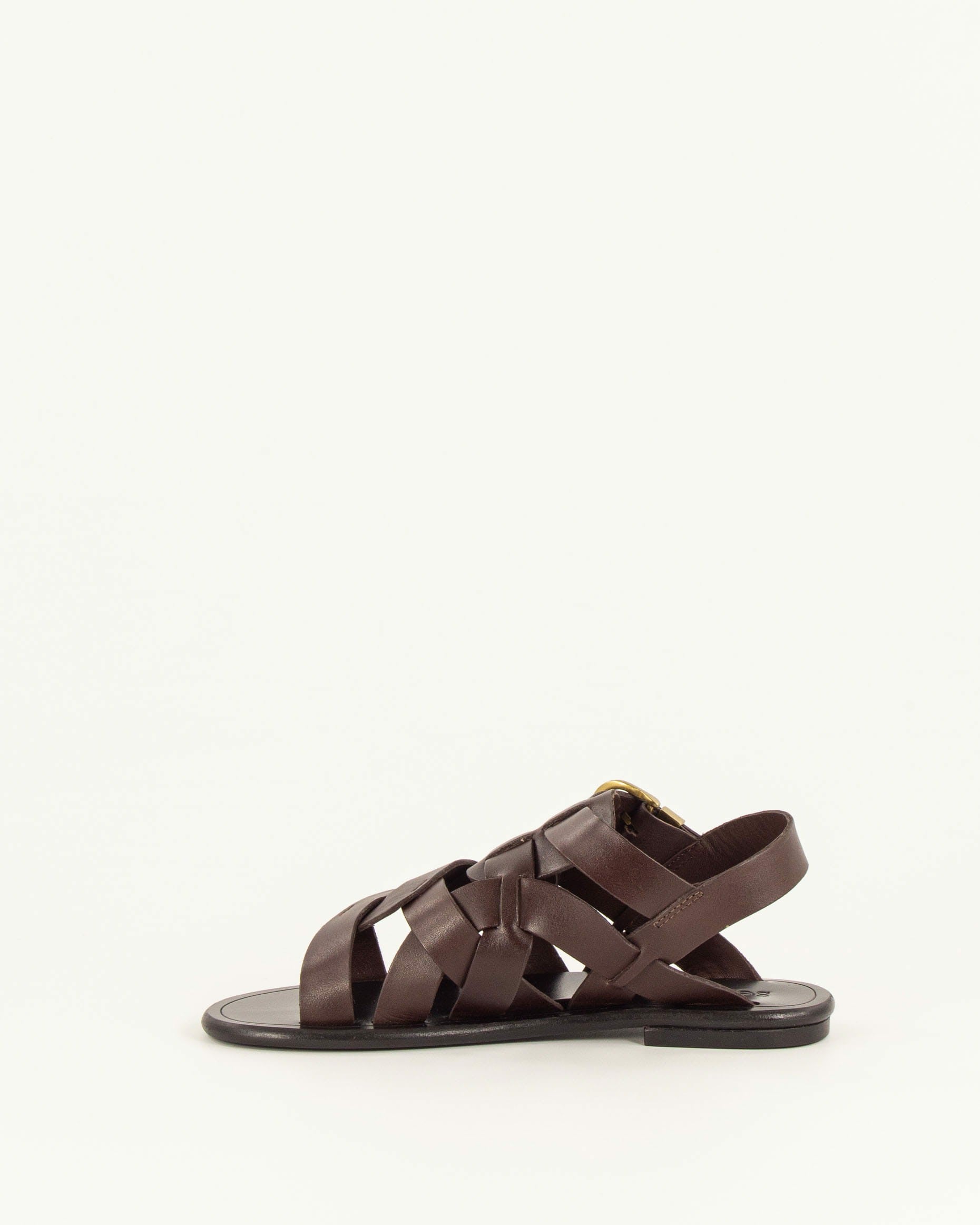 ALVOR Dark Brown Leather - Sandals