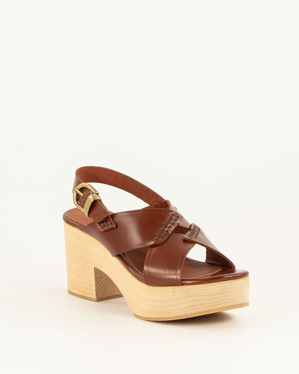 BHAWAN Cognac Leather - Sandals