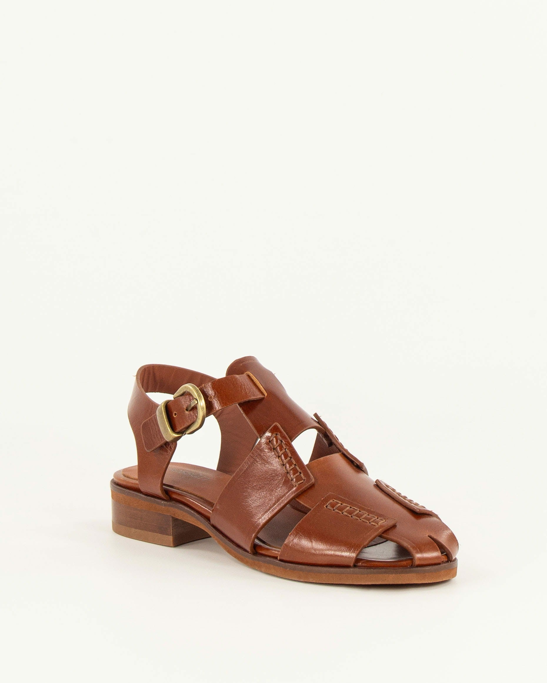 CUDILLERO Cognac Leather - Sandals