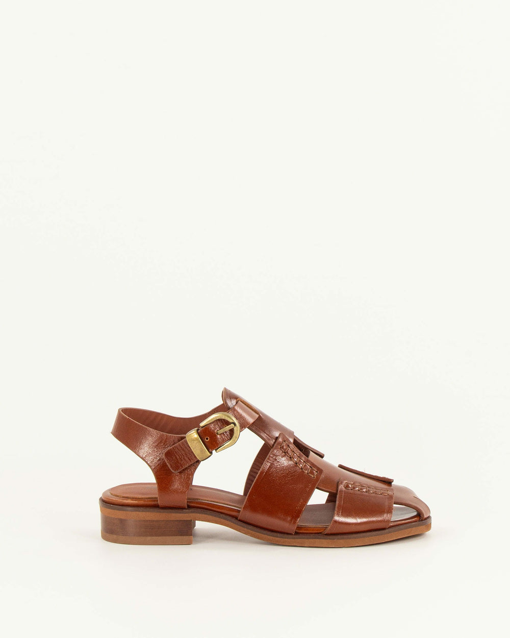 CUDILLERO Cognac Leather - Sandals