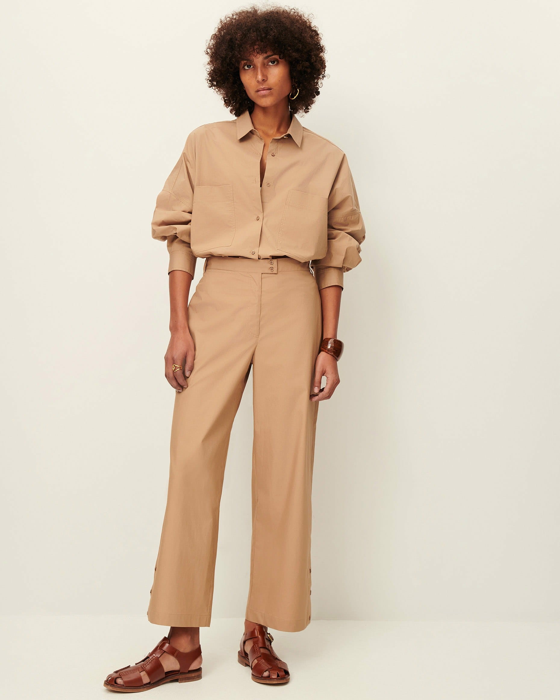 CUDILLERO Cognac Leather - Sandals