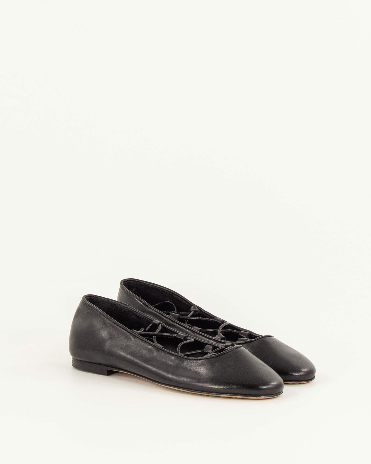 PINA Black Leather - Ballerina