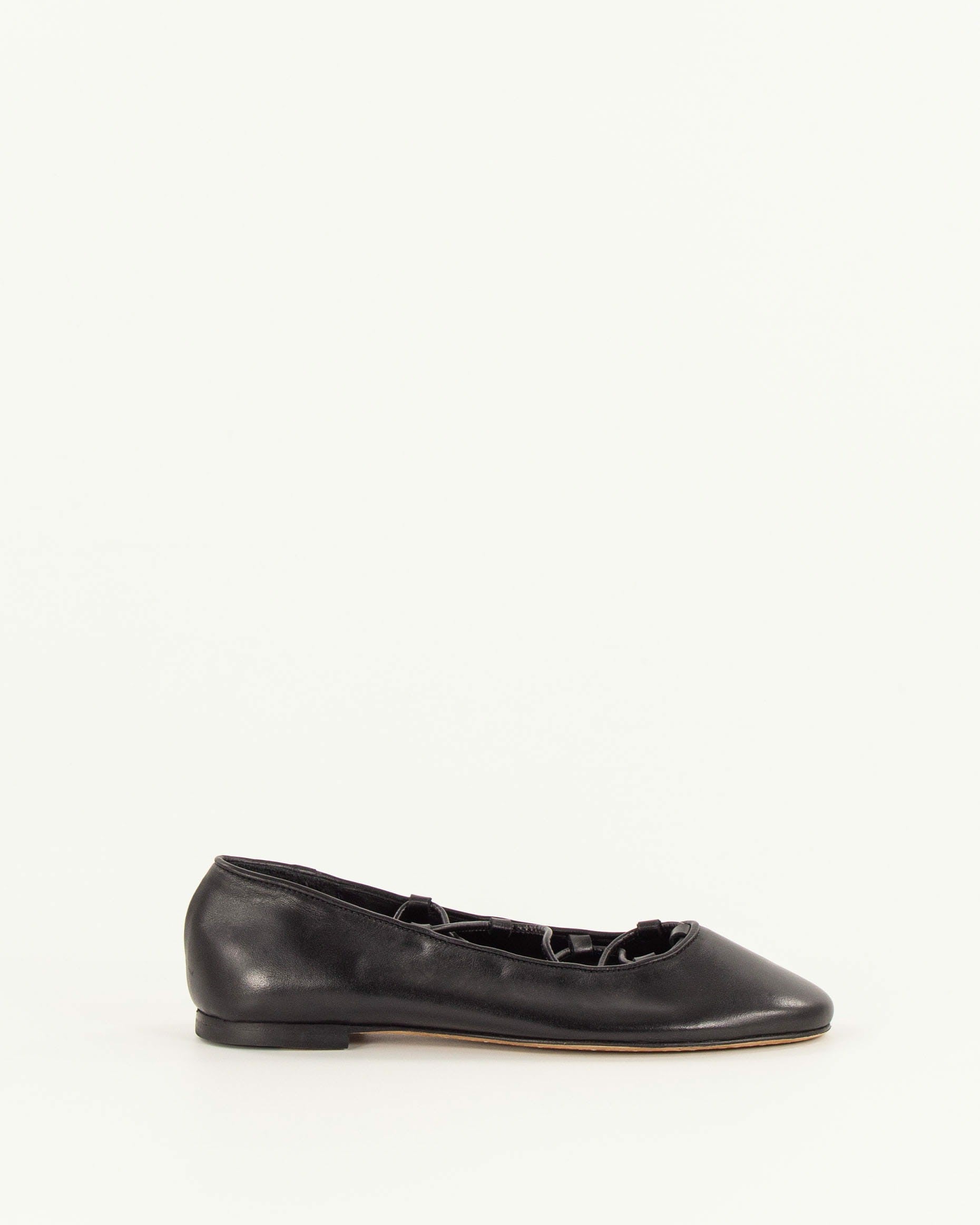 PINA Black Leather - Ballerina