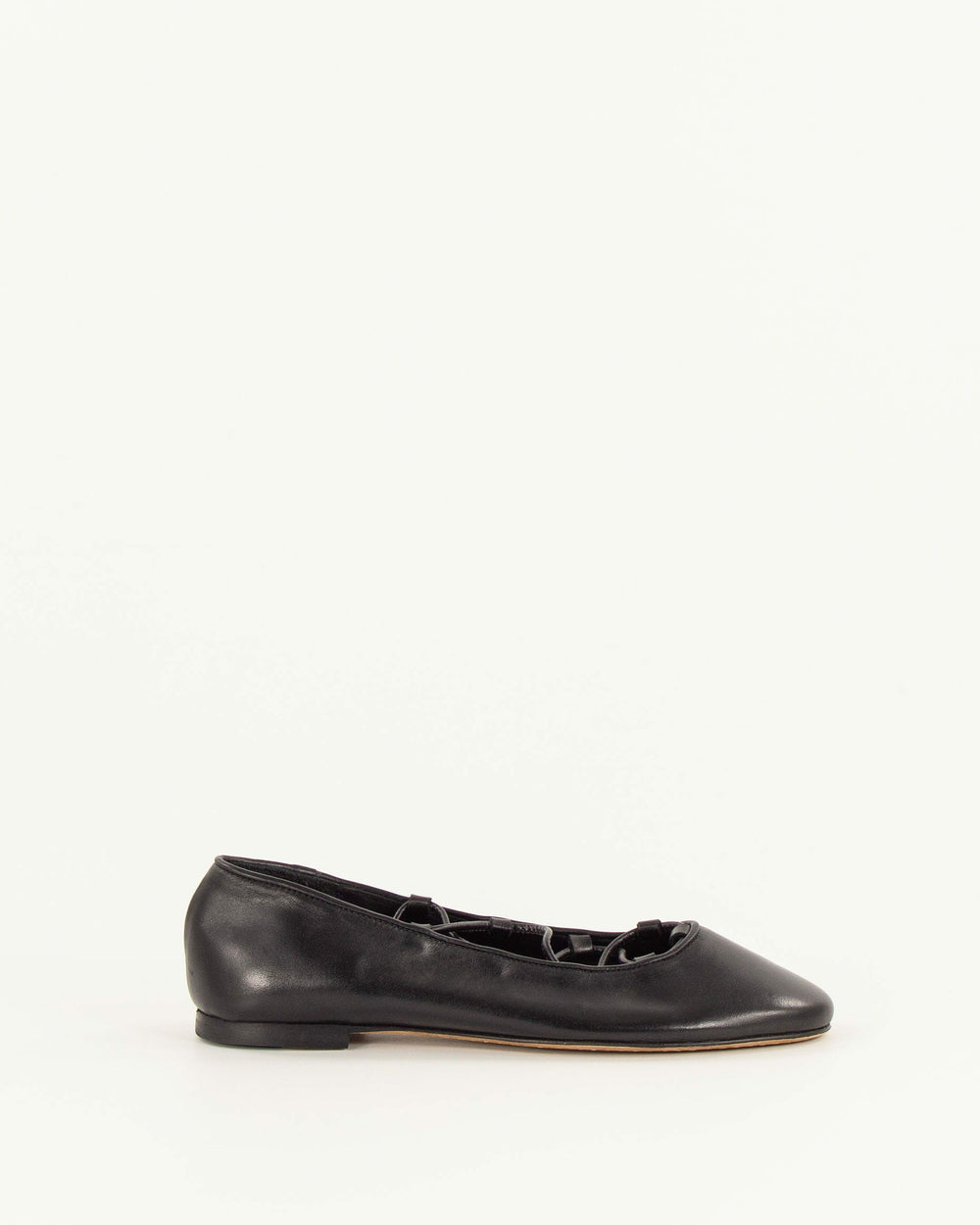 PINA Black Leather - Ballerina
