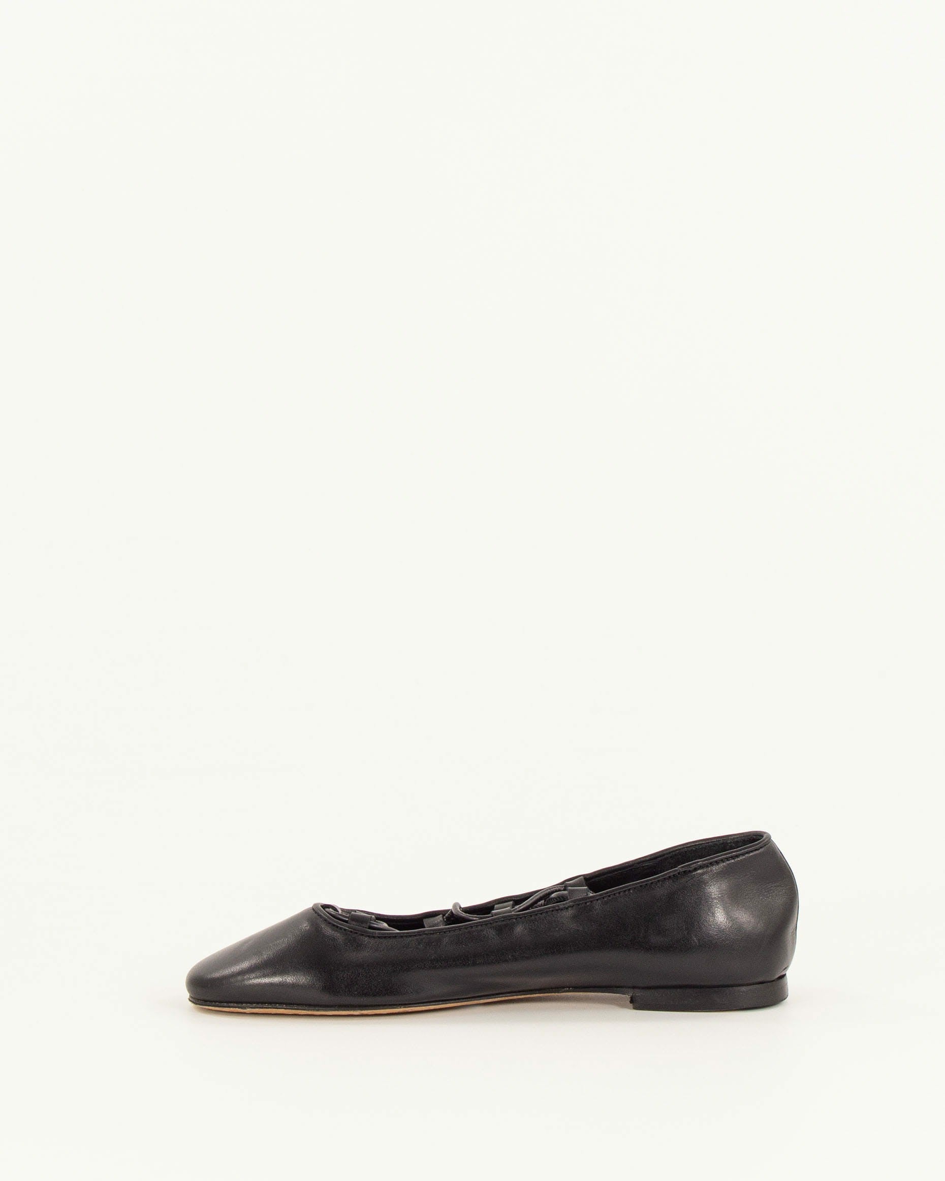 PINA Black Leather - Ballerina