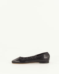 PINA Black Leather - Ballerina