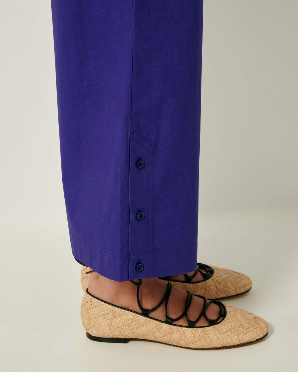 PINA RAFFIA Black Natural - Ballerina