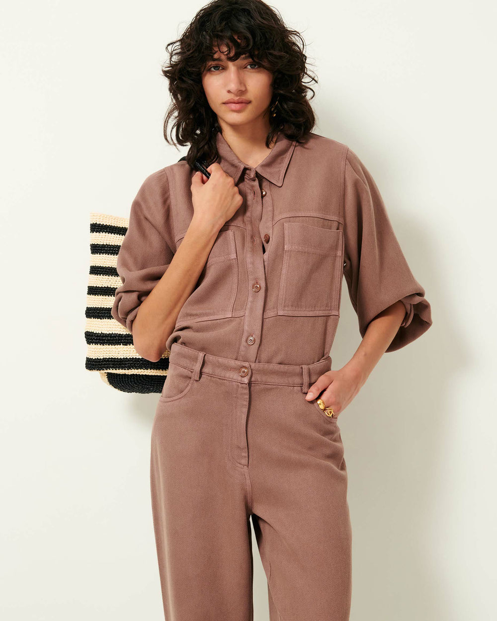 LEONE Marble Rose - Overshirt