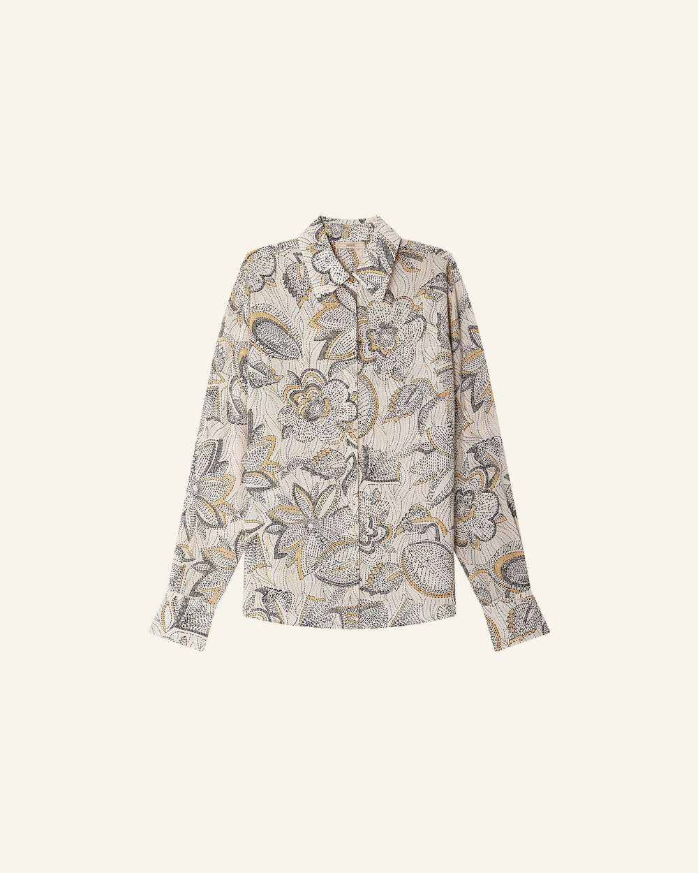 BRITJET Whi Indobloom - Shirt