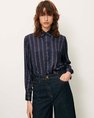 BRITJET Navy Plumikat - Shirt