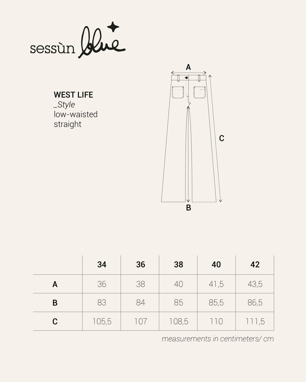 WEST LIFE Seventy Blue - Jeans