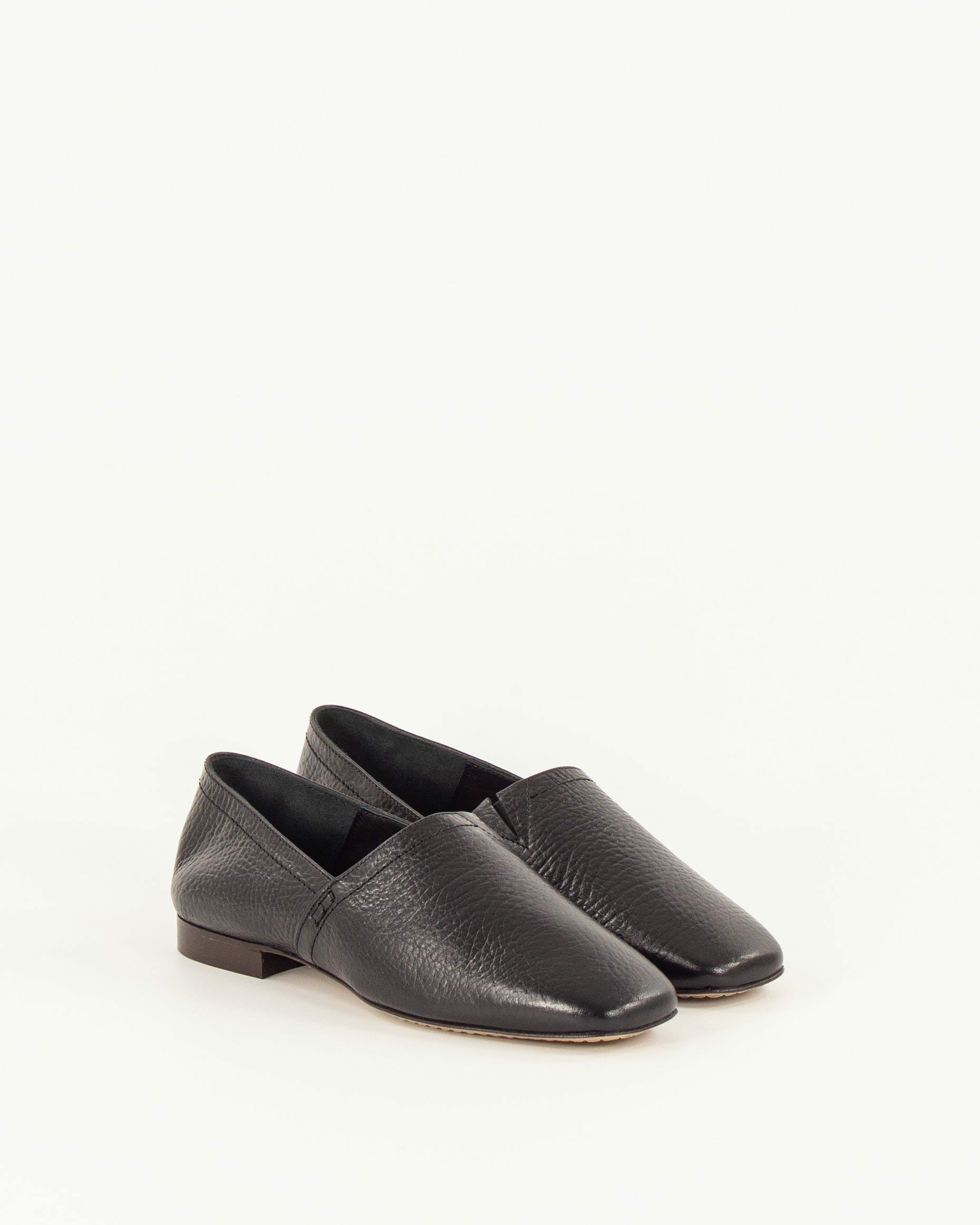 CEZA Black Leather - Slippers