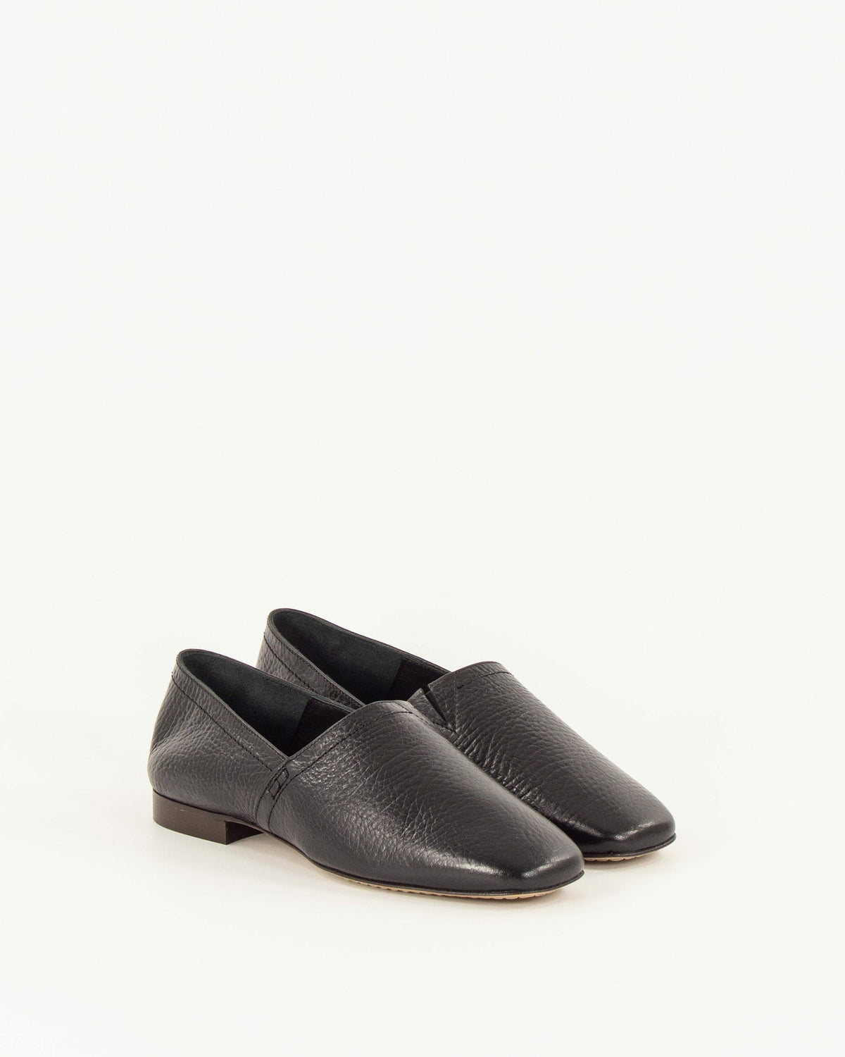 CEZA Black Leather - Slippers