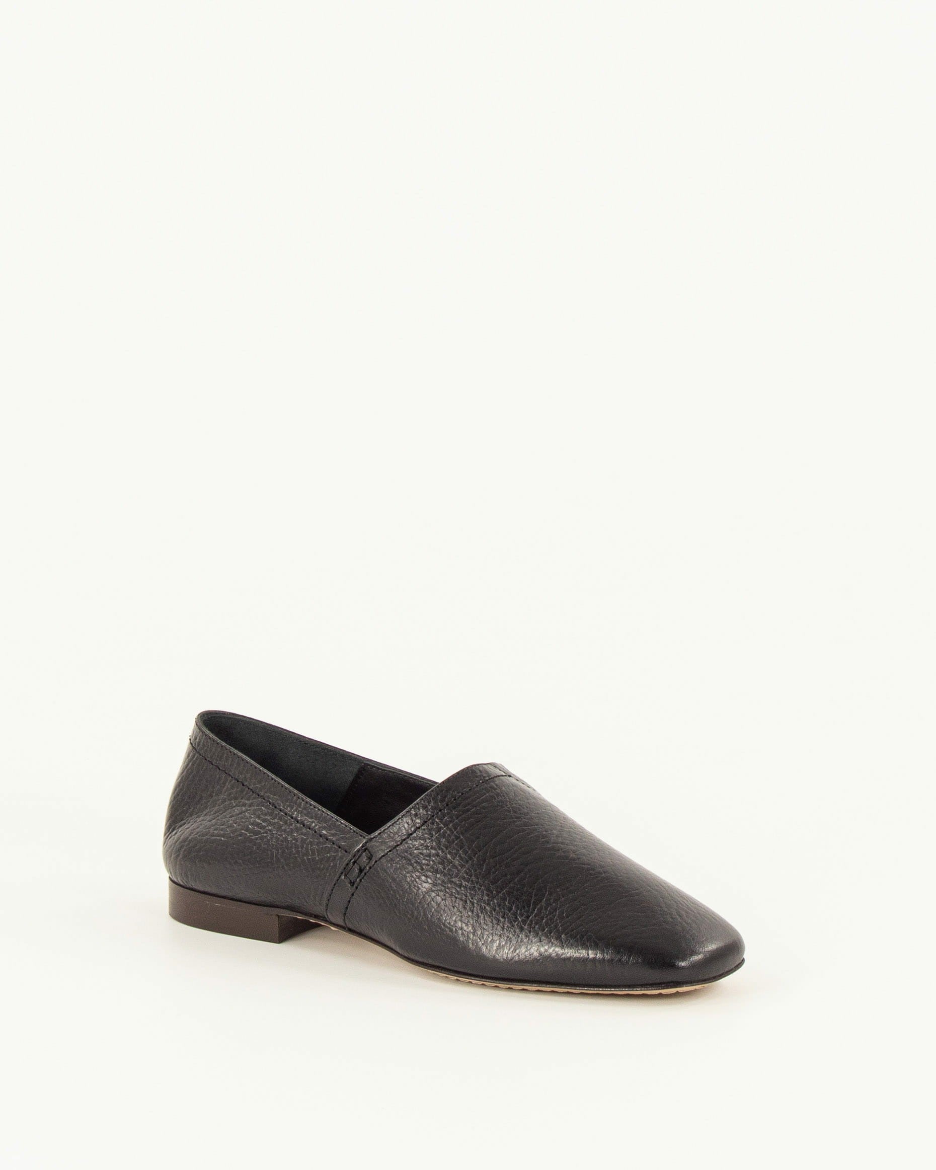 CEZA Black Leather - Slippers