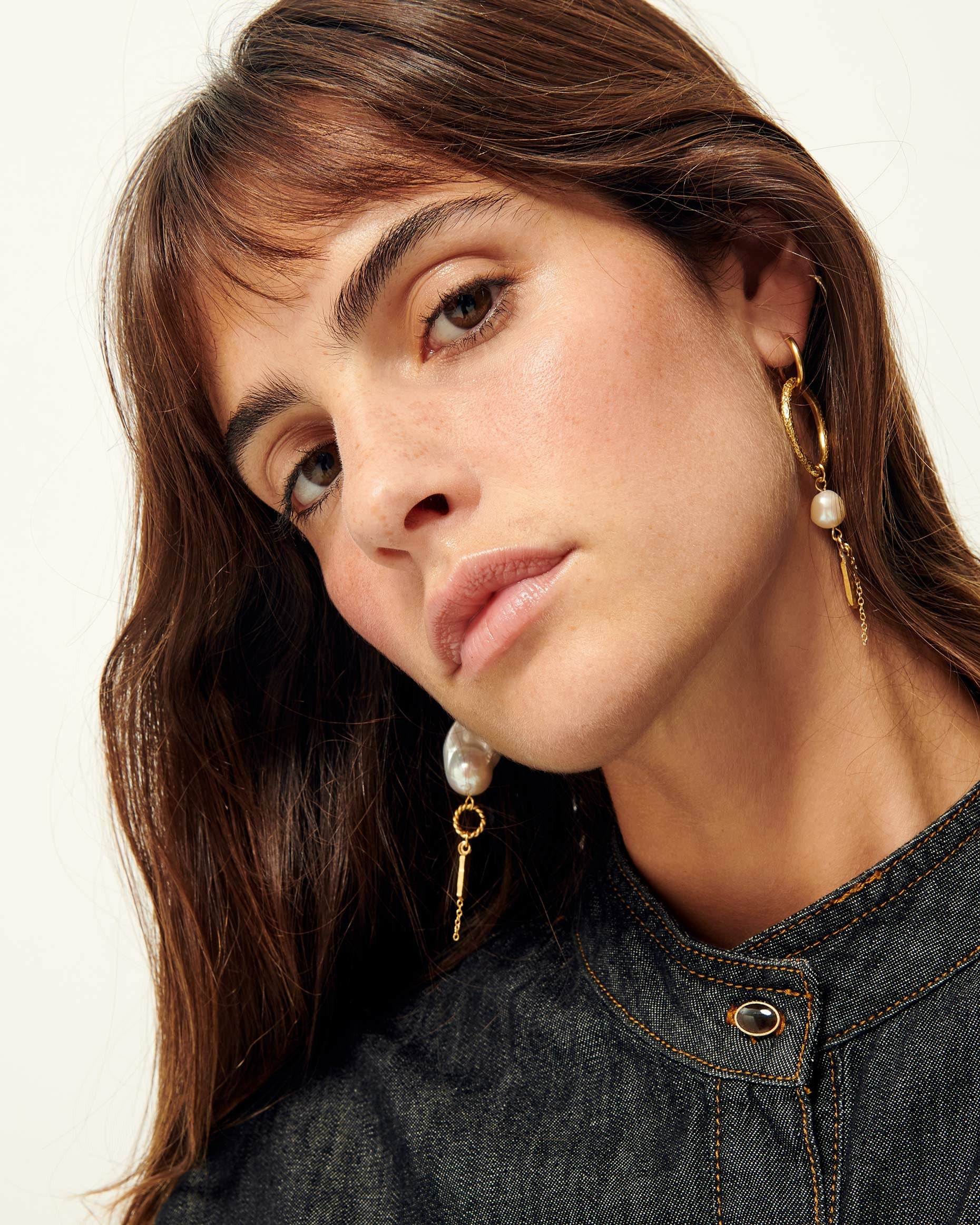 TOTI PEARL Doré - Earrings